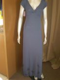 Vestido longo azul Malha - PC020064
