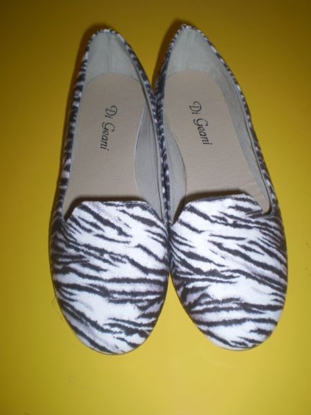 Sliper camurça Zebra branco - sp02 - 38